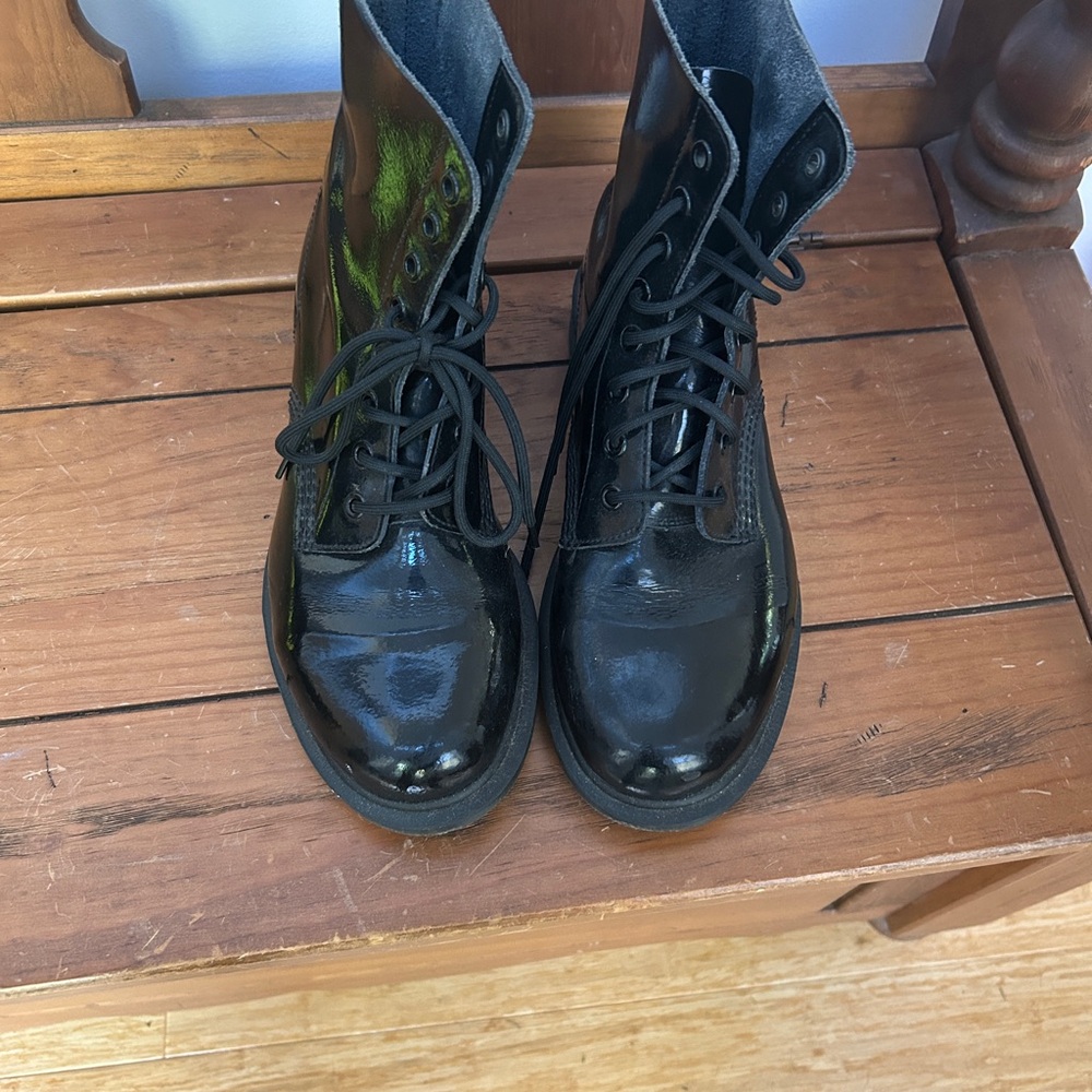 Dr. Martens Black Combat Boots